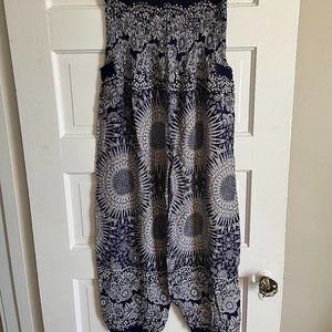 Lightweight High-Waisted Bohemian Harem Pants